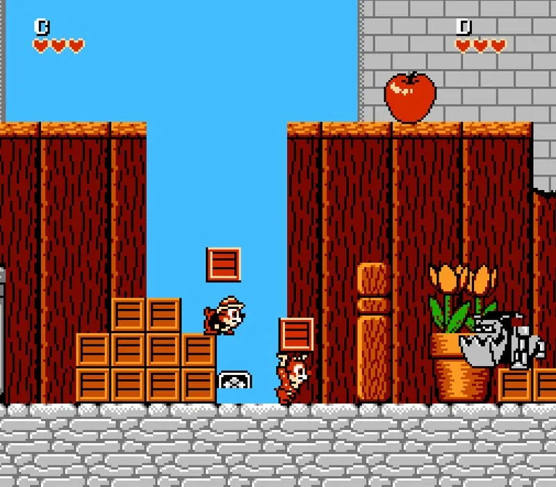 Игра Денди Chip ‘n Dale Rescue Rangers