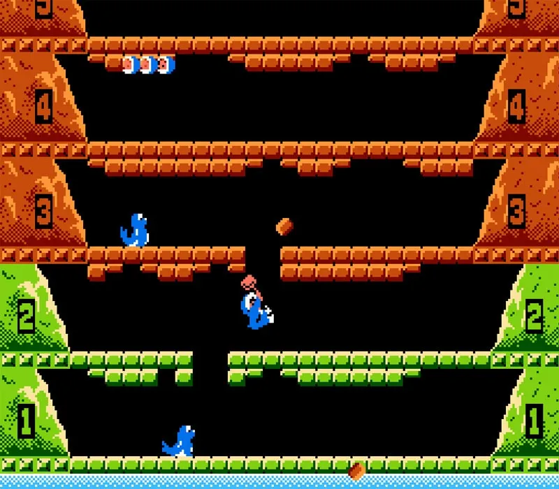 Игра Денди Ice Climber