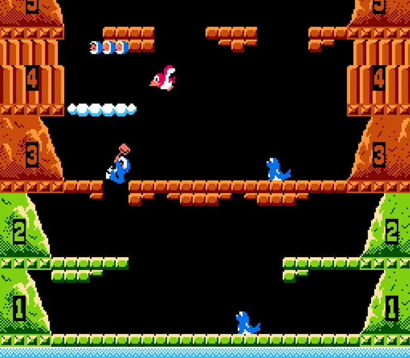 Игра Денди Ice Climber