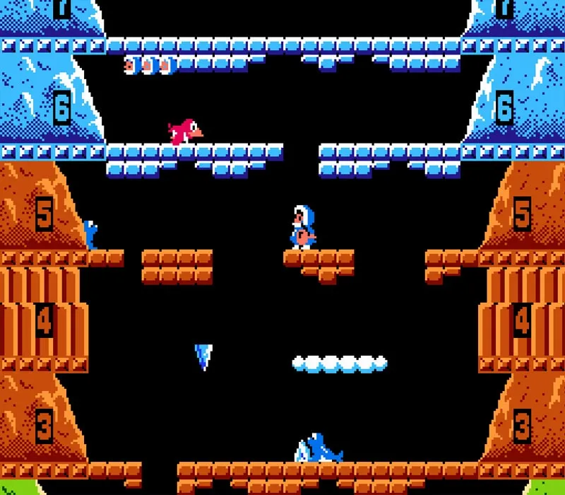 Игра Денди Ice Climber