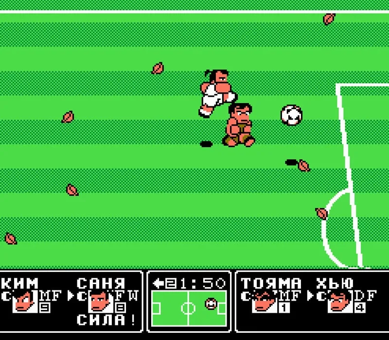 Игра Денди Kunio-kun no Nekketsu Soccer League