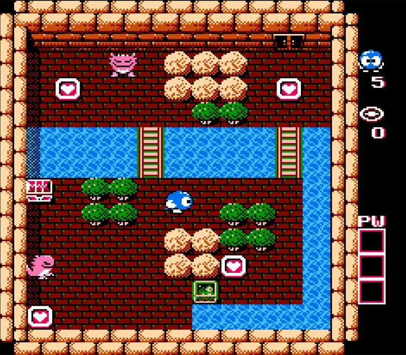 Игра Денди Adventures of Lolo