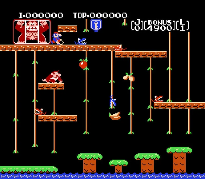 Игра Денди Donkey Kong Jr.