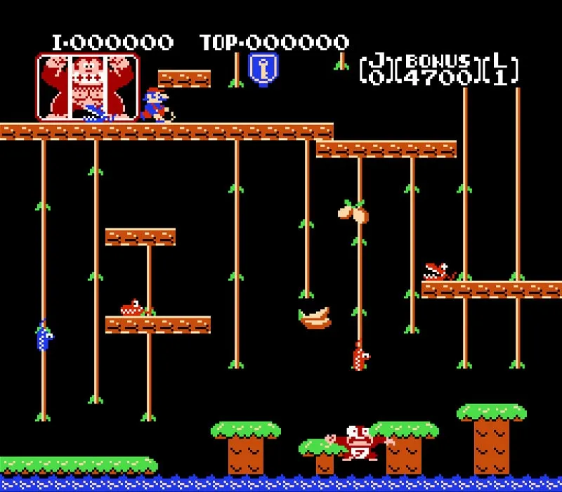 Игра Денди Donkey Kong Jr.