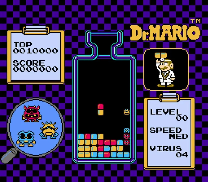 Игра Денди Dr. Mario
