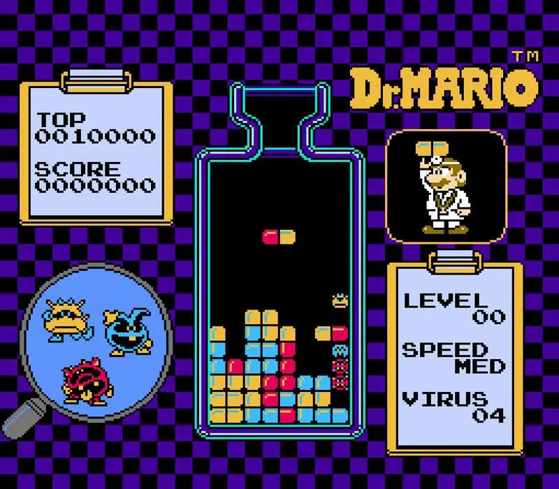 Игра Денди Dr. Mario