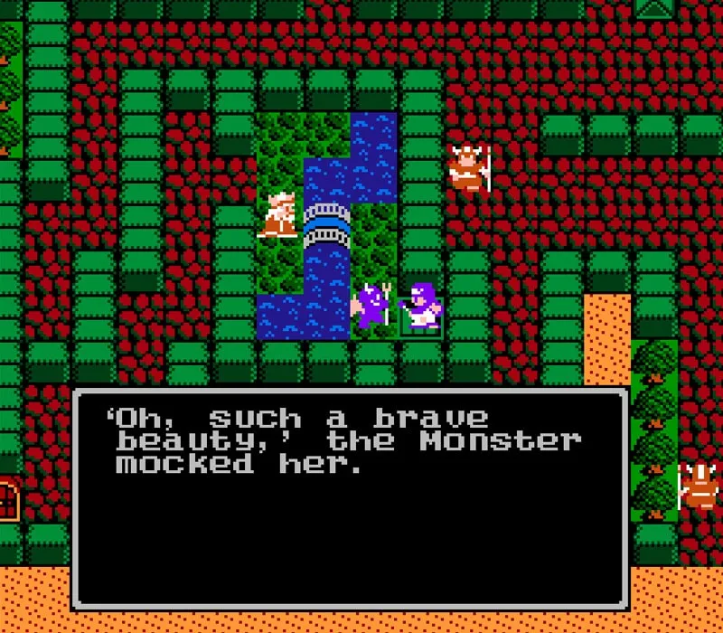 Игра Денди Dragon Warrior 2