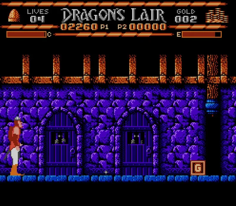Игра Денди Dragon’s Lair