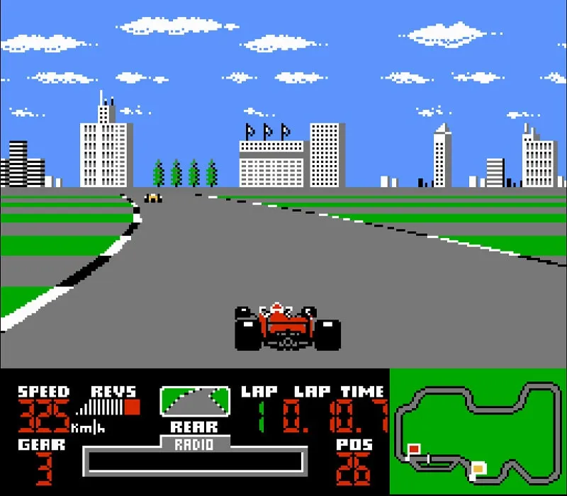 Игра Денди Ferrari Grand Prix Challenge