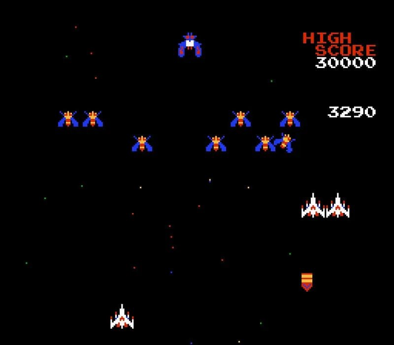 Игра Денди Galaga