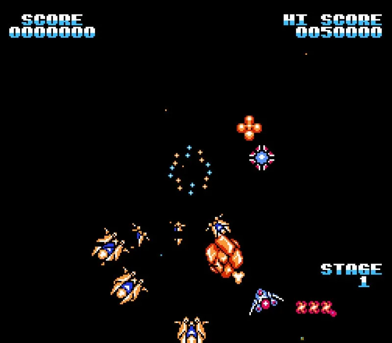 Игра Денди Gyruss