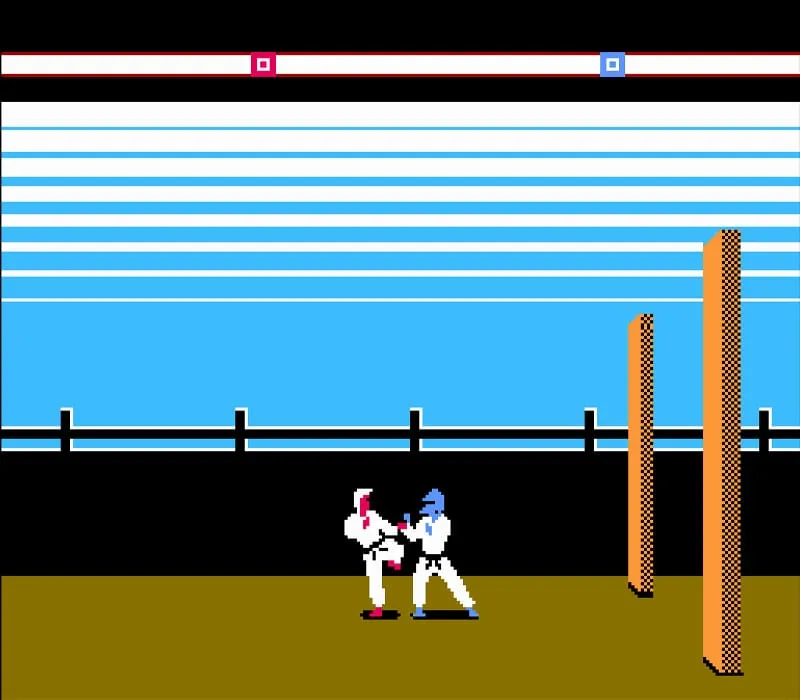Игра Денди Karateka