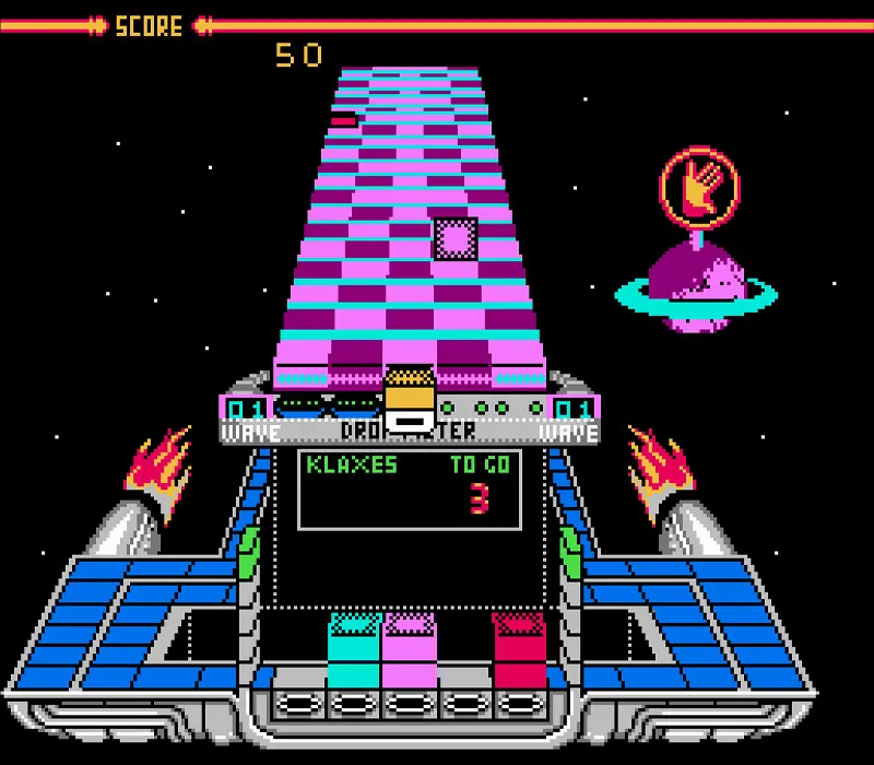 Игра Денди Klax