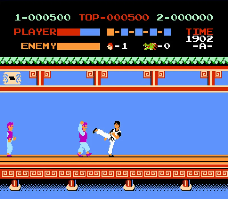 Игра Денди Kung-Fu Master