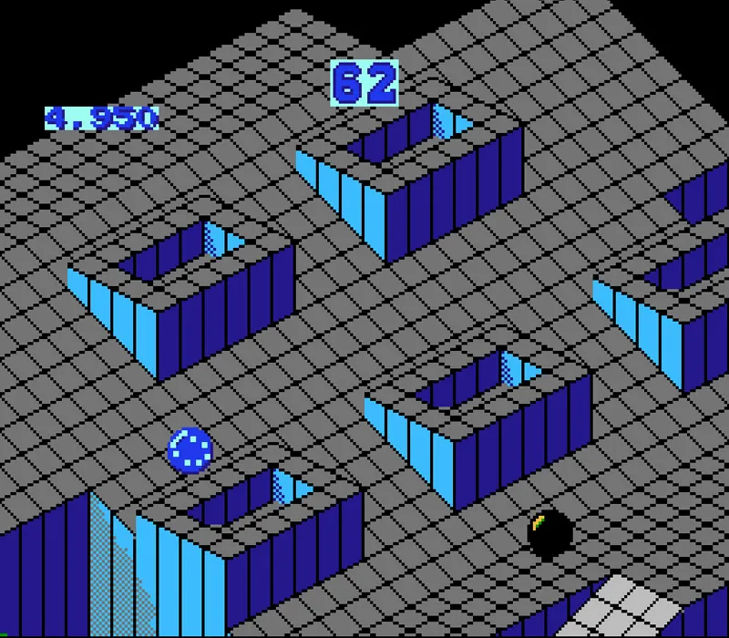 Игра Денди Marble Madness