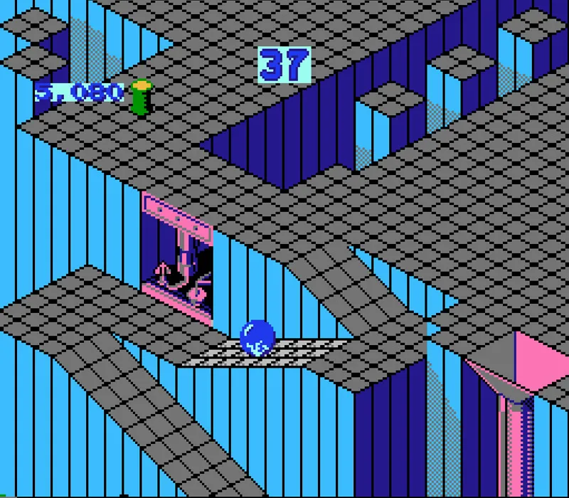 Игра Денди Marble Madness