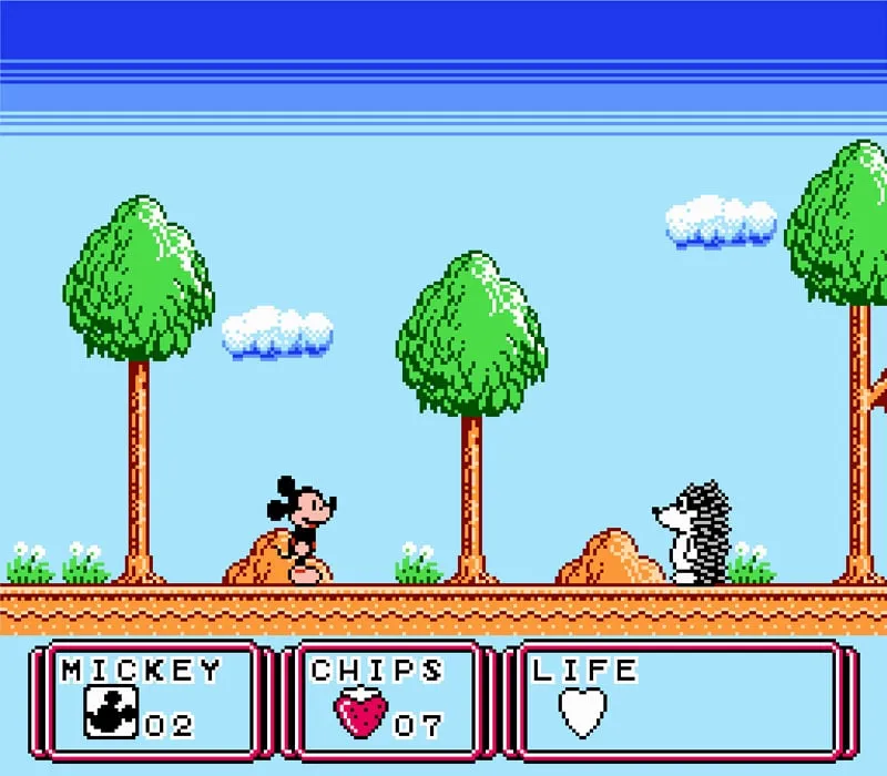 Игра Денди Mickey Mouse 3: Dream Balloon