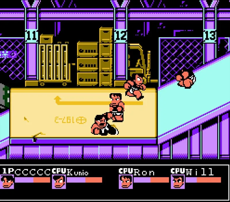 Игра Денди Nekketsu Kakutou Densetsu