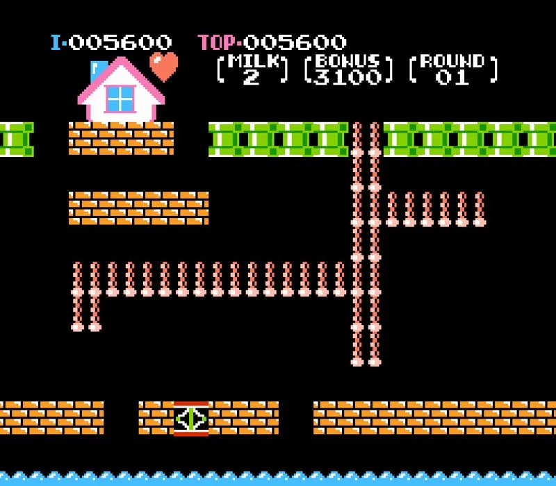 Игра Денди Nuts & Milk