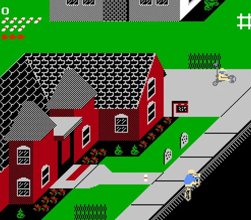 Игра Денди Paperboy