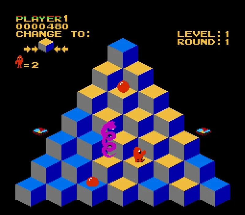 Игра Денди Q*bert