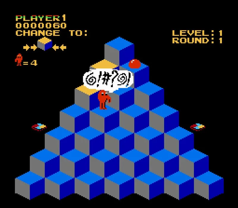 Игра Денди Q*bert