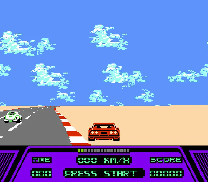Игра Денди Rad Racer