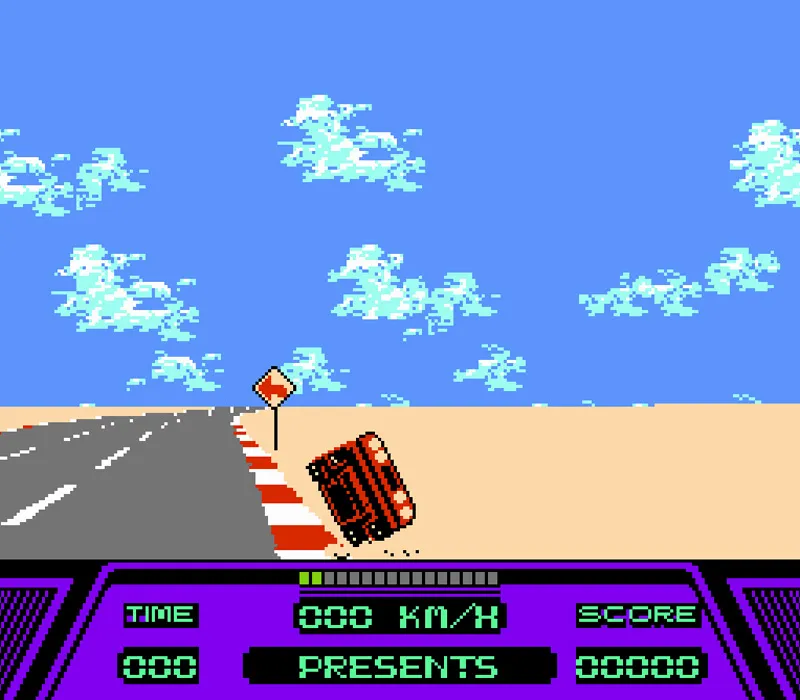 Игра Денди Rad Racer
