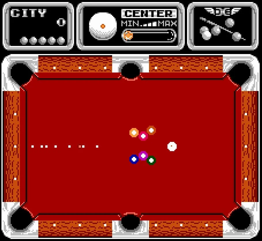 Игра Денди Side Pocket