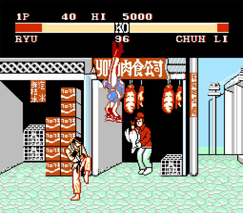 Игра Денди Street Fighter 2: The World Warrior