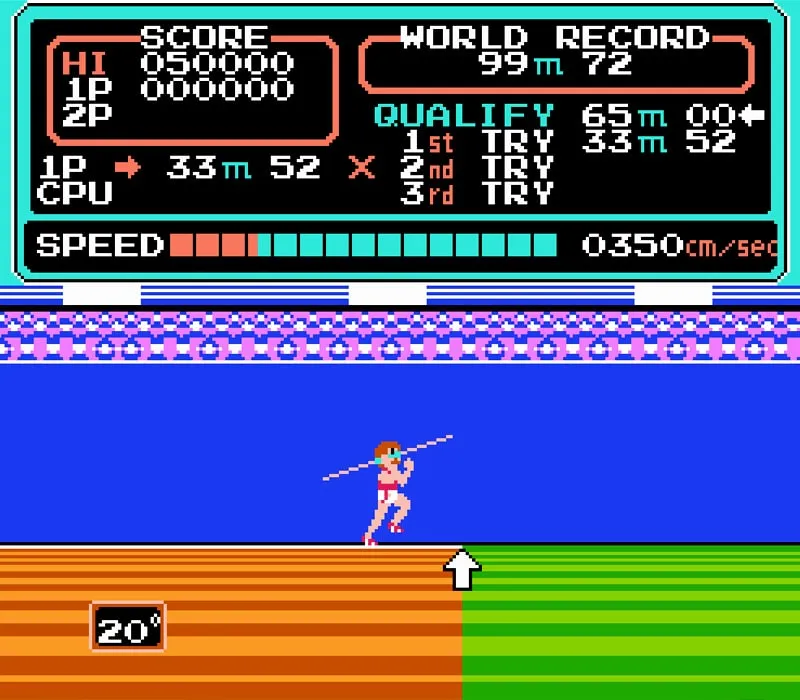 Игра Денди Track & Field