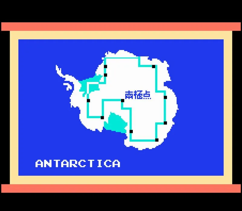 Игра Денди Antarctic Adventure
