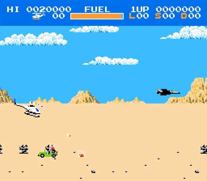 Игра Денди Choplifter