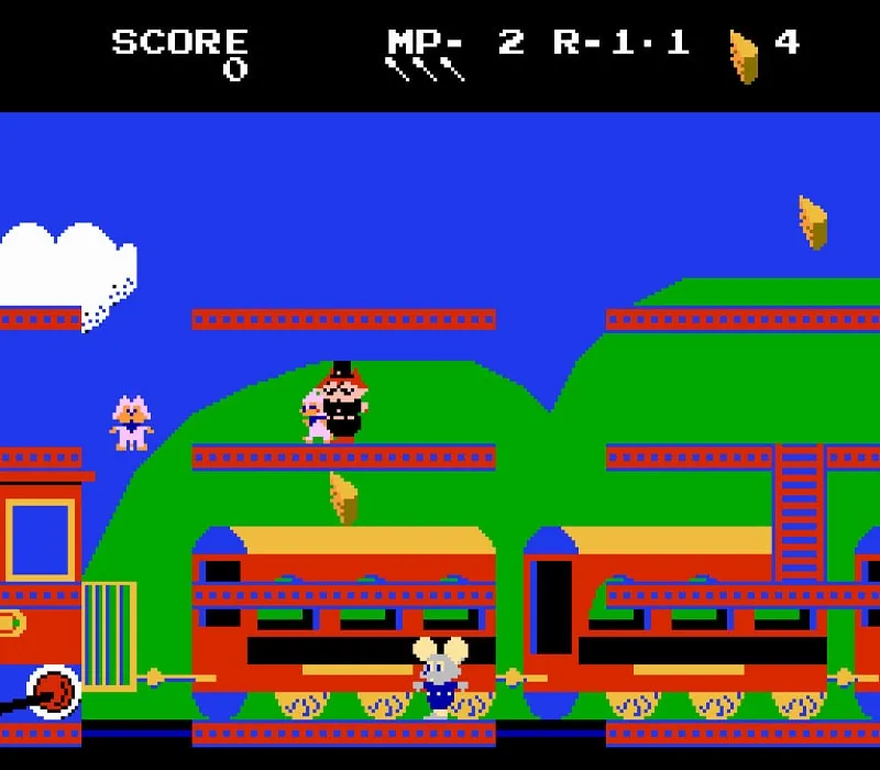 Игра Денди Mappy-Land