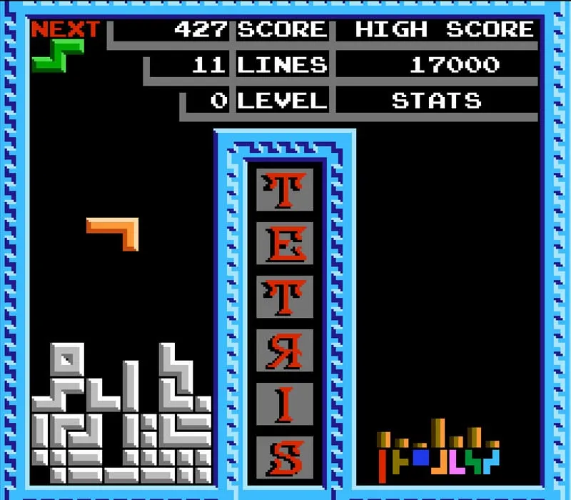 Игра Денди Tetris Atari