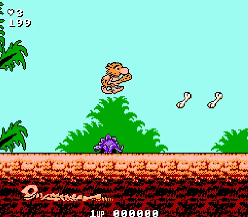 Игра Денди Big Nose the Caveman