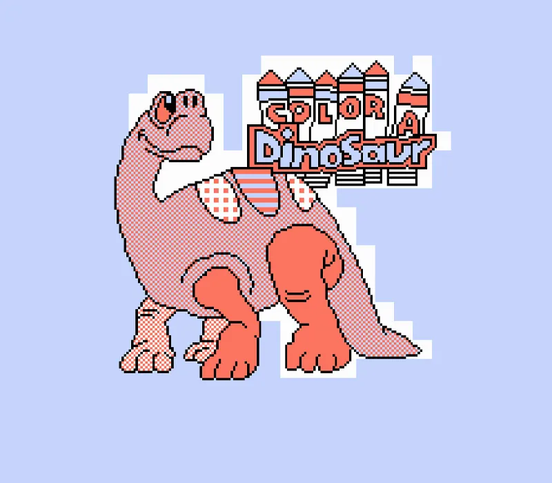 Игра Денди Color a Dinosaur