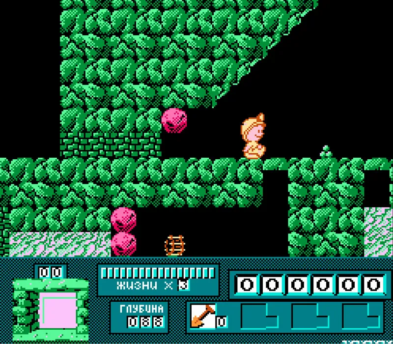 Игра Денди Digger T. Rock — The Legend of the Lost City