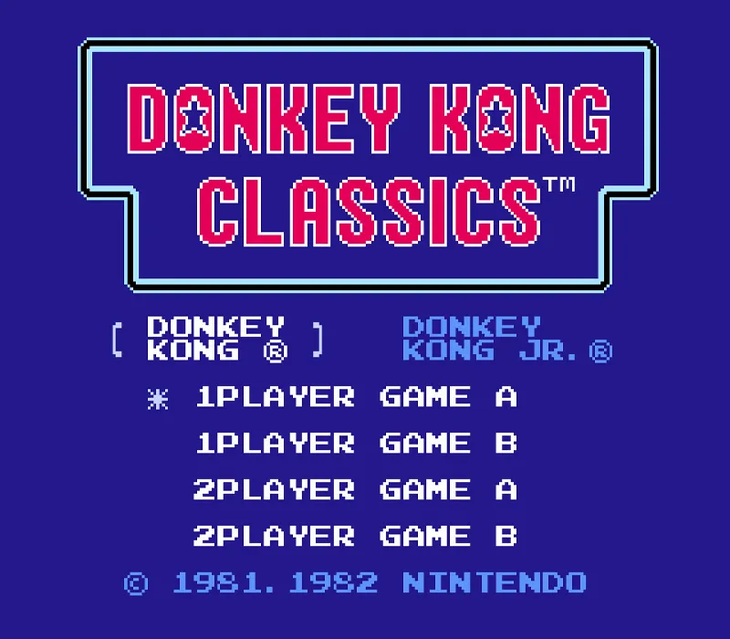 Игра Денди Donkey Kong Classics