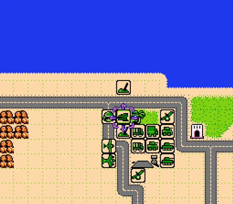 Игра Денди Desert Commander