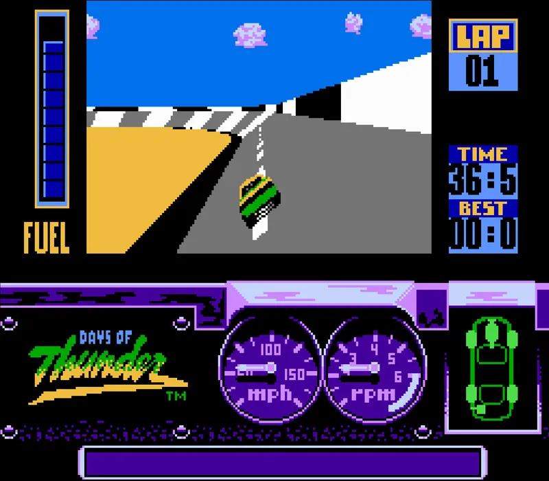 Игра Денди Days of Thunder