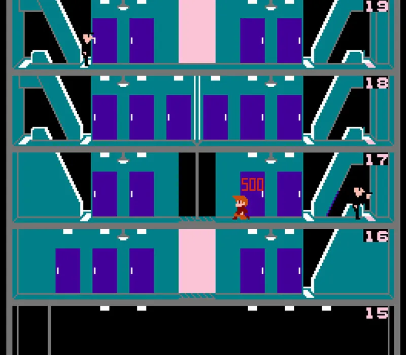 Игра Денди Elevator Action